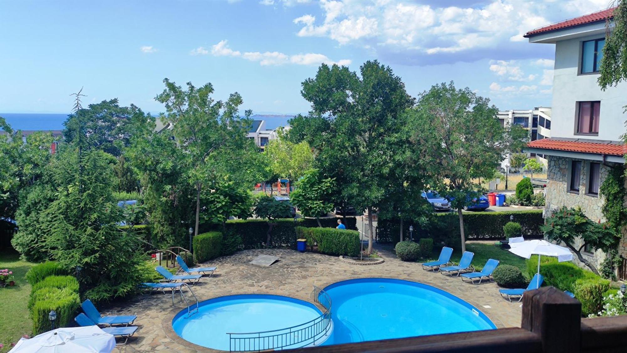 Marina Delfin Apartments - Top Location & Pet Friendly Sveti Vlas Buitenkant foto